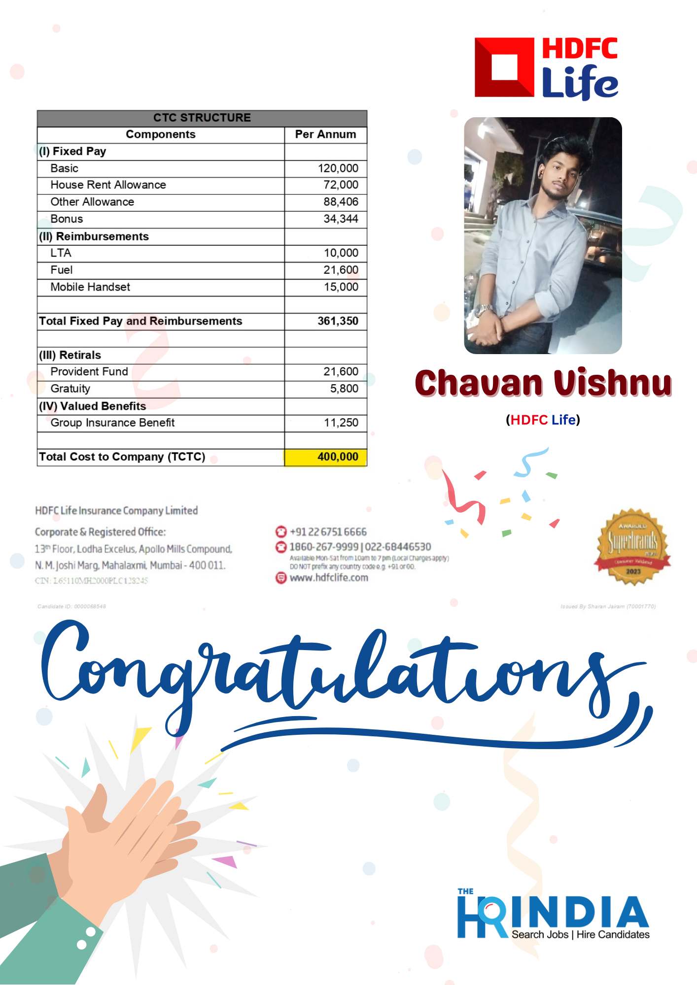 Chavan Vishnu  | The HR India